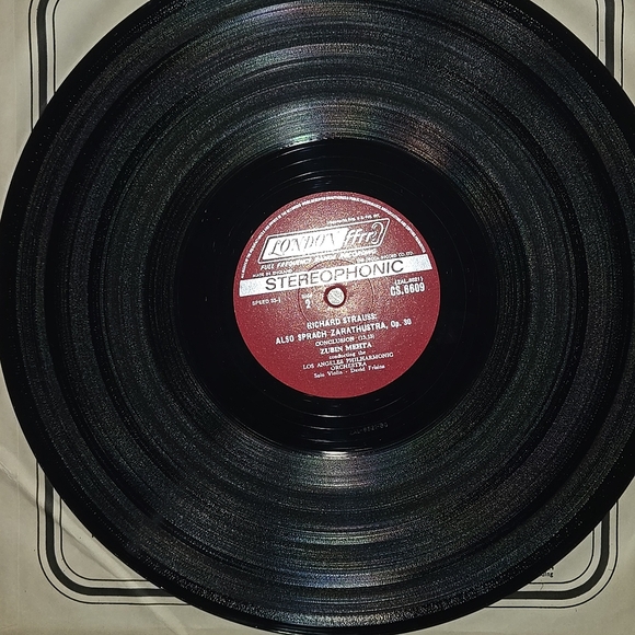 Richard Strauss Zubin Mehta Sprach Zarathustra LA Philharmonic 1968 LP - Picture 7 of 7